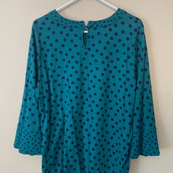 Boden Althea Polkadot, 3/4 sleeve jersey blouse - US size 16 - Picture 4 of 7